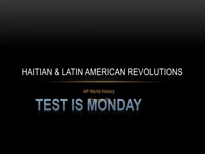 haitian latin american revolutions