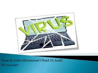Done By:Salha Mohammed Obaid AL- kaabi ID:201211567