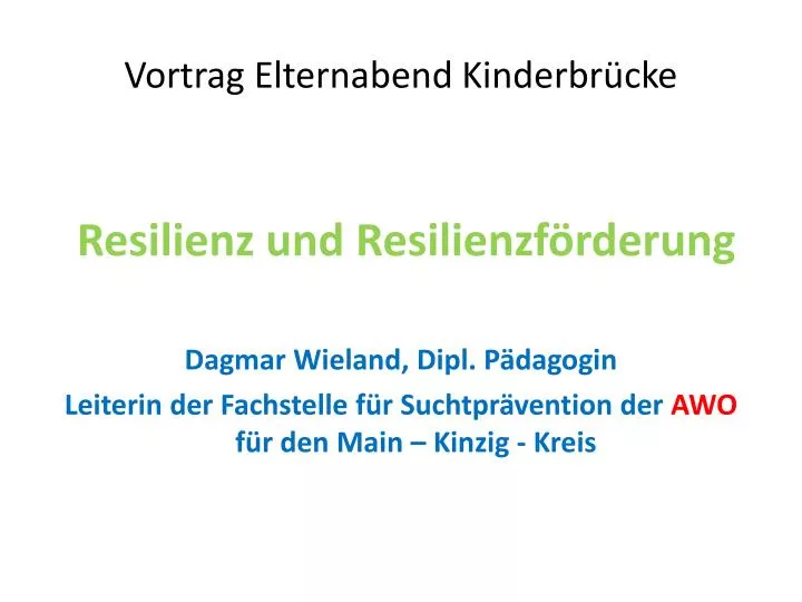 vortrag elternabend kinderbr cke