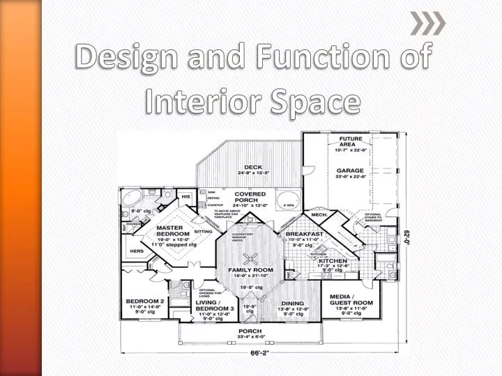 design and function of interior space