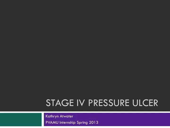 stage iv pressure ulcer