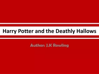 Harry Potter and the Deathly Hallows