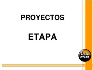 proyectos etapa