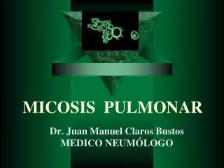 micosis pulmonar