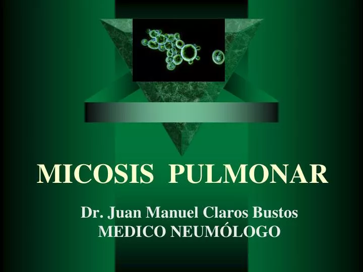 micosis pulmonar