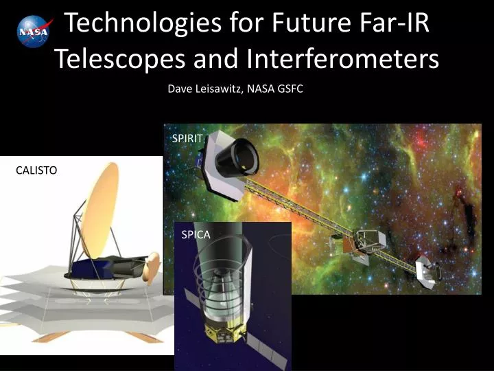 technologies for future far ir telescopes and interferometers
