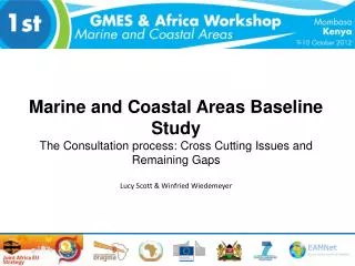 Marine and Coastal Areas Baseline Study