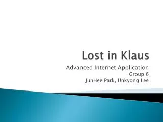 Lost in Klaus