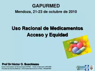 GAPURMED Mendoza, 21-23 de octubre de 2010