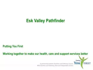 Esk Valley Pathfinder Putting You First