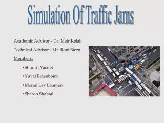 Simulation Of Traffic Jams