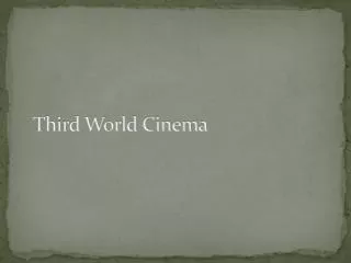 Third World Cinema