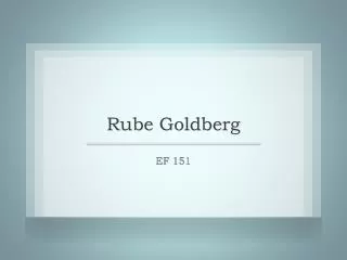 Rube Goldberg