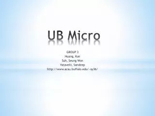 UB Micro