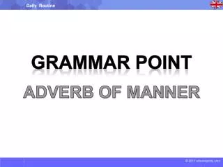 Grammar point