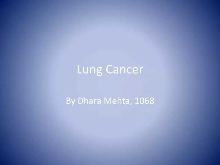 lung cancer