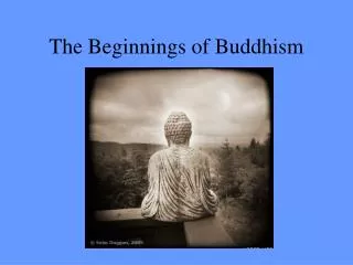 The Beginnings of Buddhism