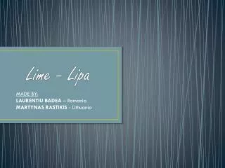 Lime - Lipa
