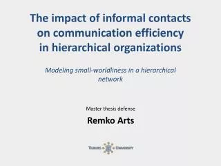 The impact of informal contacts on communication efficiency in hierarchical organizations
