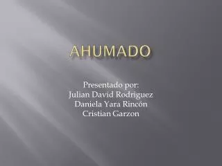 Ahumado