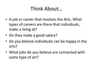 think about