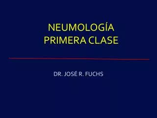 neumolog a primera clase