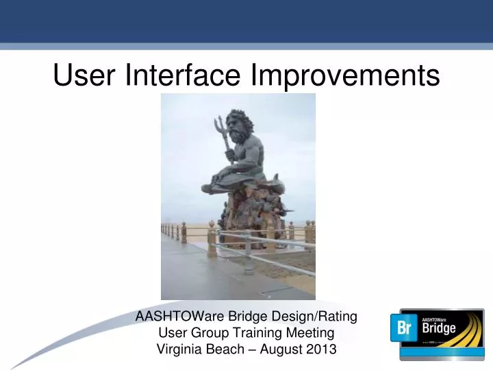 user interface improvements