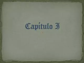 cap tulo i