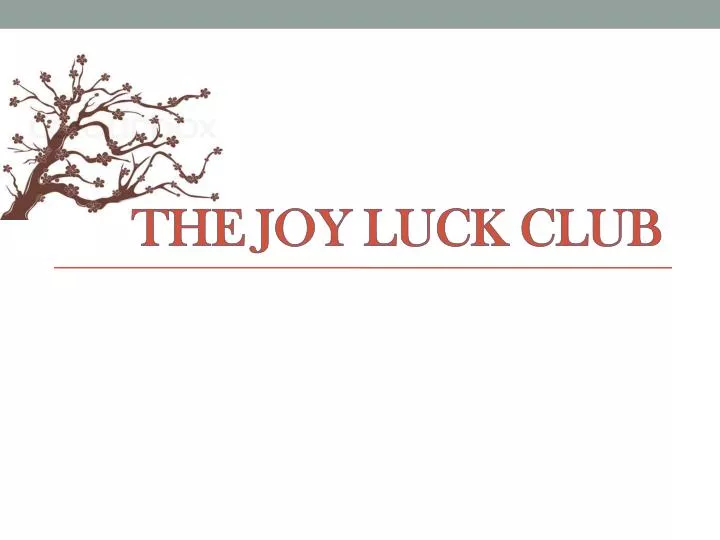 the joy luck club