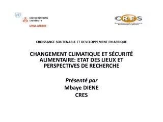 croissance soutenable et developpement en afrique