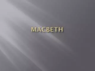 Macbeth