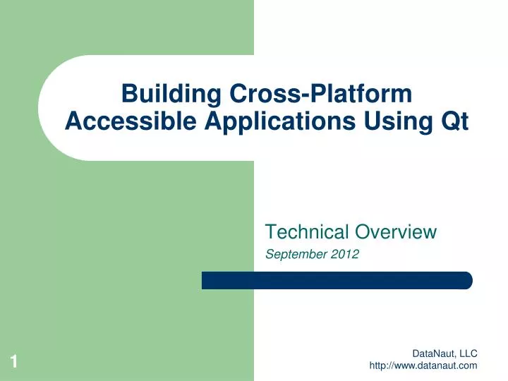 building cross platform accessible applications using qt
