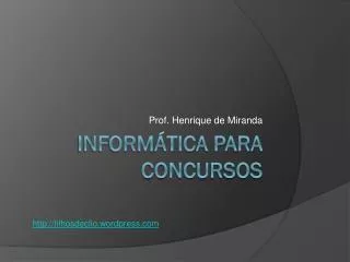 prof henrique de miranda