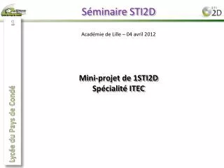 s minaire sti2d