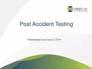 Post Accident Testing