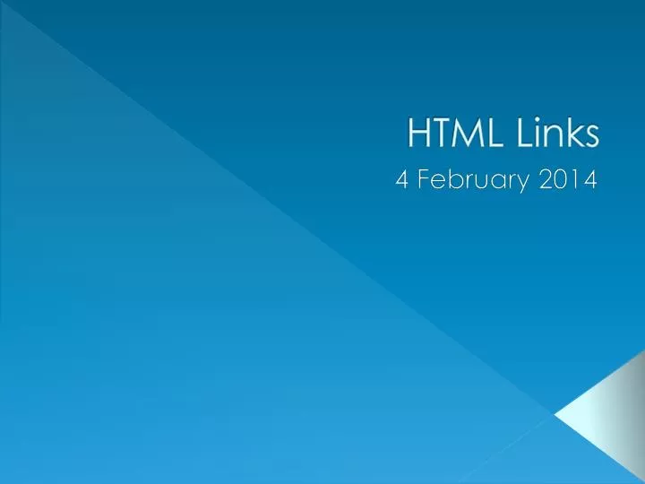 html links