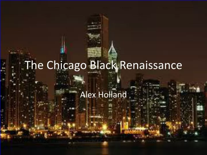 the chicago black renaissance