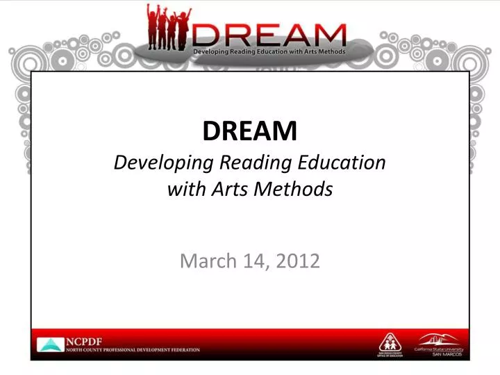 dream developing reading education with arts methods