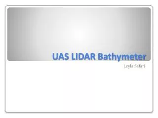 UAS LIDAR Bathymeter