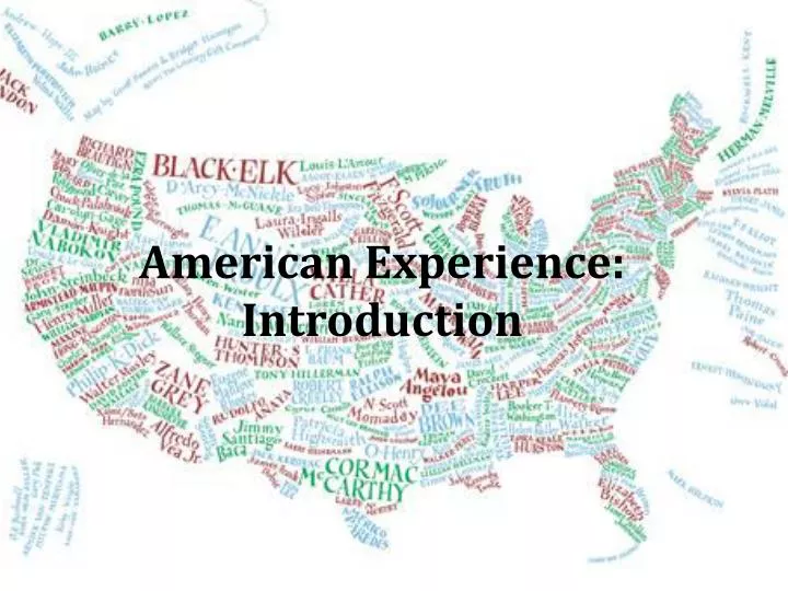 american experience introduction