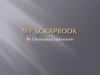 My Scrapbook