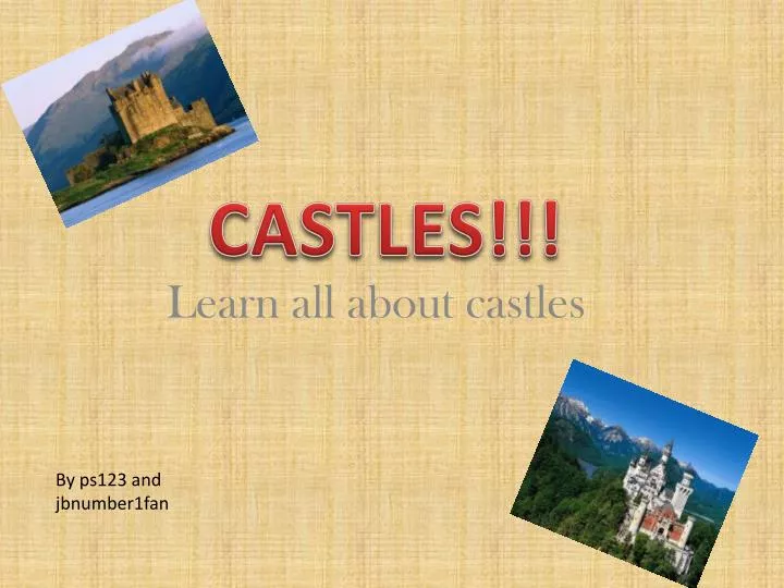 l earn all about castles