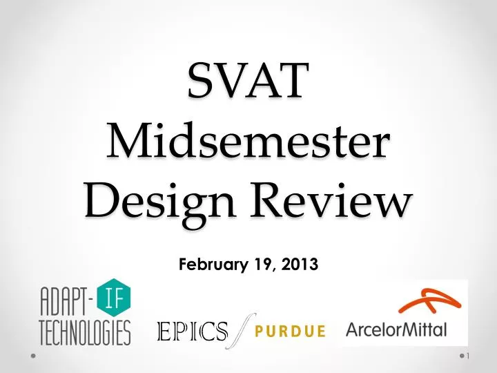 svat midsemester design review