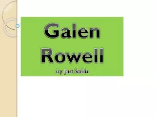 Galen Rowell by Jan Salib