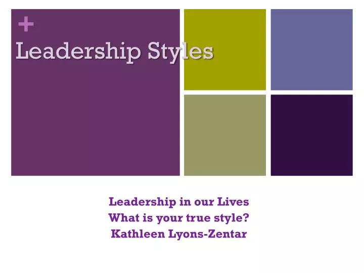 leadership styles