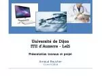 Université de Dijon - slide 1