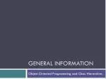 General Information - slide 1