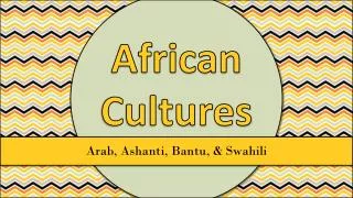 African Cultures