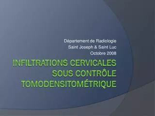 d partement de radiologie saint joseph saint luc octobre 2008