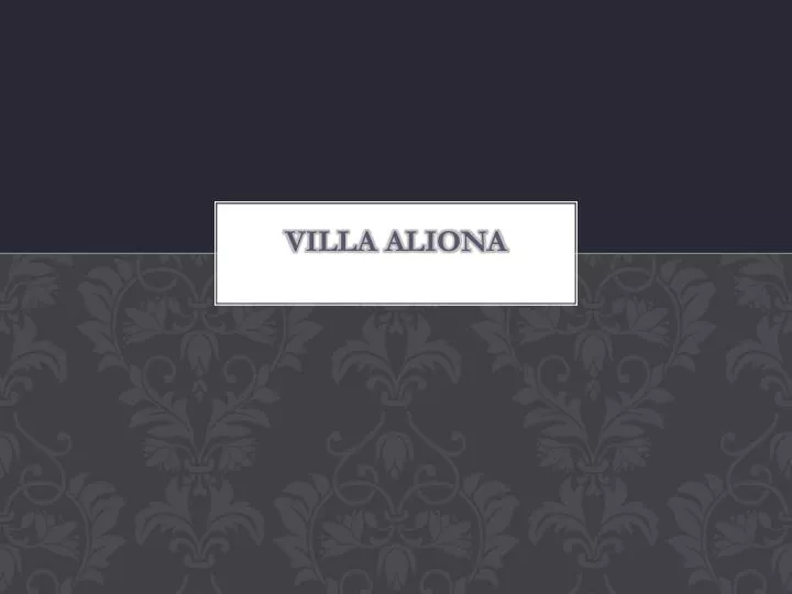 villa aliona